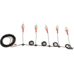 Portable Explosion Proof Lighting - 120 Volt Explosion Proof String Light with 5, 8, 10 Hand Lamps - WorkSite Lighting