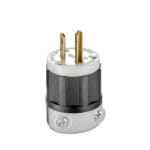 Leviton 5266-C Industrial Straight Blade Connector for Heavy-Duty Applications